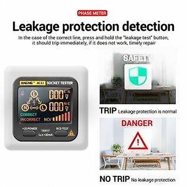 Multimetri: ANENG AC11 – digitalni tester utičnica - Višenamenski tester za brzu — 24