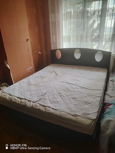 матрас 200 на 200: Б/у, Двуспальная кровать, С подъемным механизмом, С матрасом — 2