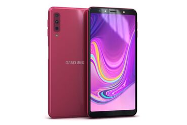 not 7 samsung: Samsung Galaxy A7 2018, 64 GB, rəng - Çəhrayı