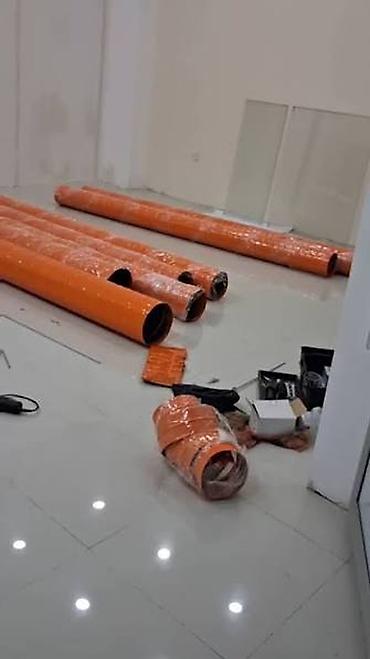 Biznes üçün avadanlıq: Məhsul: Portağal rəngli polietilen/kompozit hava kanalları (dəst) — 1