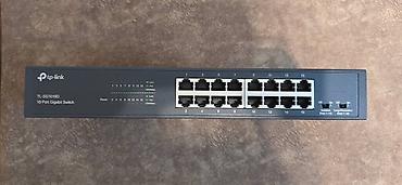 raspberry pi: Коммутатор сетевой TP-LINK TL-SG1016D 16x10/100/1000Mb/s (на гарантии — 1