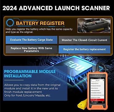 AZ - Diagnostic auto scanners: LAUNCH X431 Creader Elite OBD2 Ford, Lincoln, Mazda Može da — 10