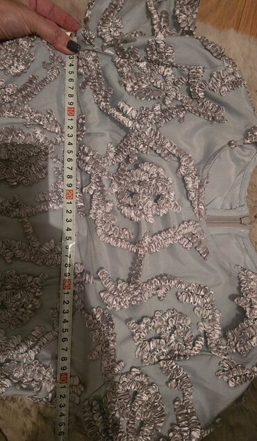 Haljine: M, bоја - Siva, Večernji, maturski, Kratkih rukava — 11