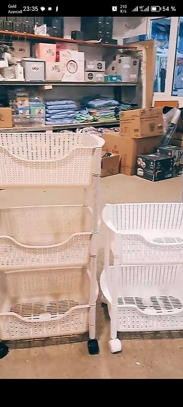 Mətbəx aksesuarları: Terevez qabi. xrom plastik siyirtmeli tekerli — 6