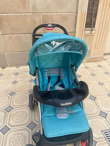 cybex balios s lux: Goodbaby uşaq arabası – mavi rəng - Geniş və yumşaq oturacaq, 5 — 2