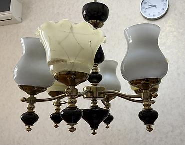 Çılçıraq, 6 lampa, Metal