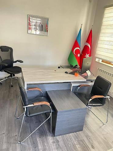 Ofis mebeli: İşlənmiş, Müdir üçün, Dördbucaq masa — 4