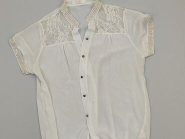 satynowe bluzki koszulowe: Bluzka Damska, M, stan - Dobry