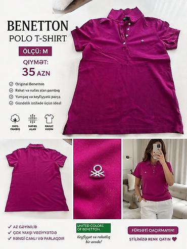 palt: Polo köynək, Benetton, M — 2
