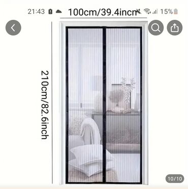 ev ucun qapı: Maqnitli Ağcaqanad toru Qapı üçün