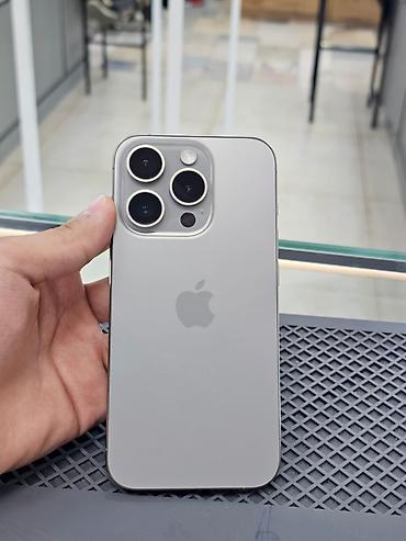 iphon 16 pro: IPhone 15 Pro, Б/у, 128 ГБ, Natural Titanium, 100 % — 1