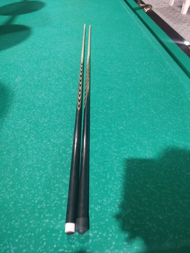 ткань для бильярдного стола: Бильярдные кии — комплект из 2 штук - Классические прямые кии для