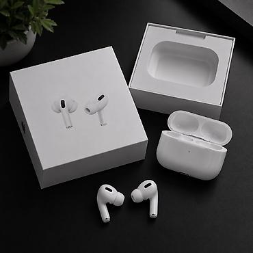 iphone 11mini: Беспроводные вакуумные наушники, Apple, AirPods Pro, Новый — 1