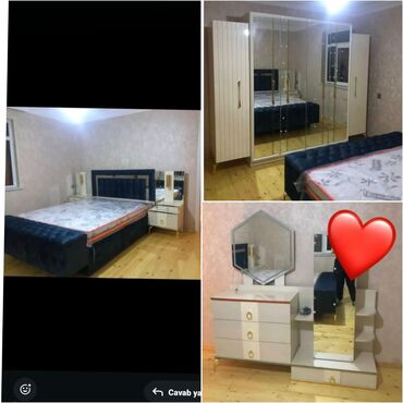 Бытовая химия: Двуспальная кровать, Шкаф, Трюмо, 2 тумбы, Турция, Новый