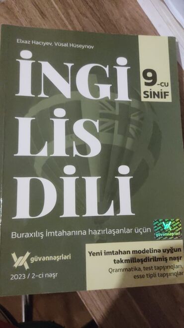 ingilis dilinde kitablar: İngilis dili qayda,test və söz kitabı