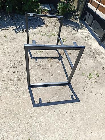 decije stolice ikea: Industrijski sto/klupa sa policom – metalni ram i masivno drvo - — 7