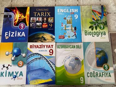 Kitablar, jurnallar, CD, DVD: 9cu sinif yeni derslikler