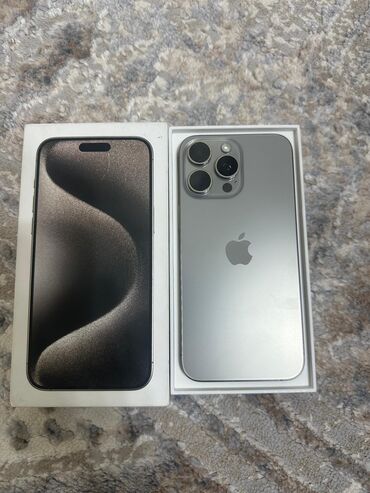 айфоны бесплатно: IPhone 15 Pro Max, Новый, 256 ГБ, Natural Titanium, Защитное стекло, Коробка, 88 %