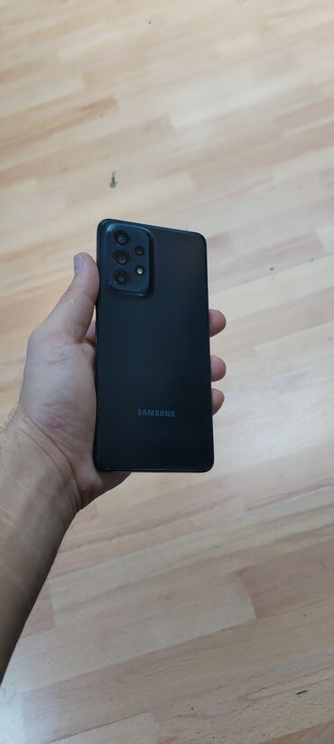 Apple iPhone: Samsung Galaxy A53 5G, 128 GB, rəng - Qara, Barmaq izi