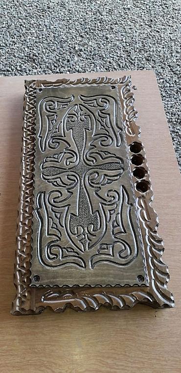 Nərdlər: Əl işı taxta nərd–şahmat lövhələri - Material: möhkəm təbii ağacdan — 7