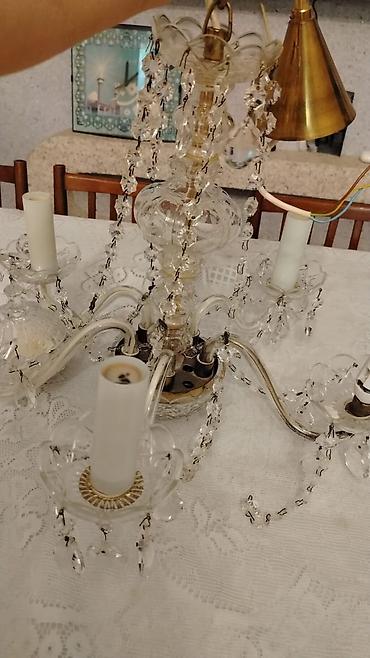 lüstür: Çılçıraq, 5 lampa, Şüşə — 2