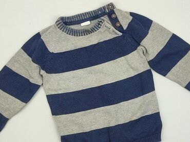 sweterek z serduszkiem: Sweater, H&M, 12-18 months, condition - Good