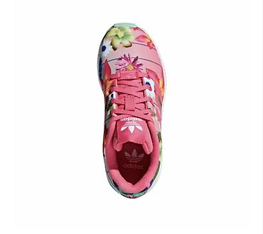 Uşaq ayaqqabıları: Adidas Originals ZX Flux Floral qadın/kids idman krossovkası OLCU 26 — 4