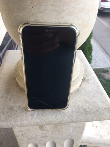 сломаные телефоны: IPhone Xs, Б/у, 64 ГБ, Черный, Чехол