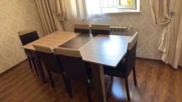 Uşaq və gənc otağı üçün dəstlər: Qonaq otağı üçün, İşlənmiş, 6 stul lalafo.az -da Uşaq və gənc otağı üçün dəstlər: Qonaq otağı üçün, İşlənmiş, 6 stul