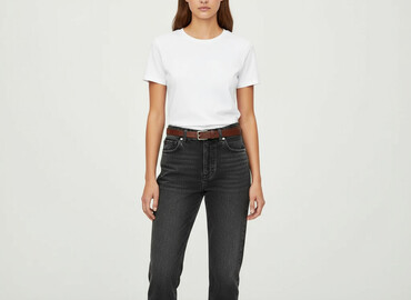 pull and bear jeans mom fit: PULL&BEAR, Jeansy damskie, rozmiar S