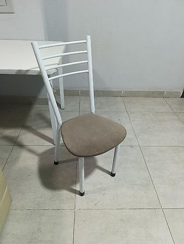 silver kitchen: Кухонный стол, Б/у, Прямоугольный, Нераскладной — 3