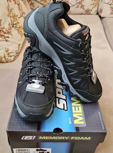 deri jaket: Skechers Outdoor kişi idman ayaqqabısı 42 razmerdir, geyinilməyib — 1