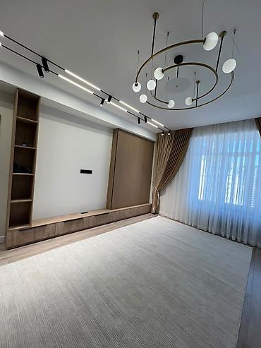 мунара жк космос: 3 комнаты, 103 м², Асанбай мкр Элитка, 12 этаж, Дизайнерский ремонт — 7