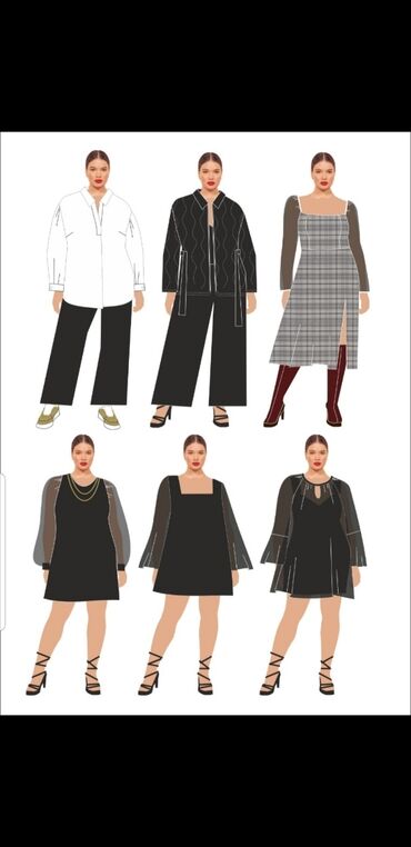 вышивка на одежду: Рисую эскизы технический эскиз и техническое описание женской