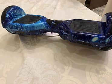 Elektrik nəqliyyatı: Elektrikli giroskut (hoverboard) – mavi “galaxy” dizayn - Təkər — 4