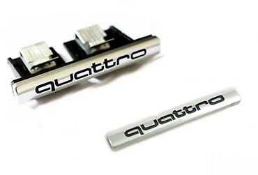 Auto delovi, gume i tjuning: Audi Quattro znak - komplet. Komplet znakova Quattro za prednju — 1