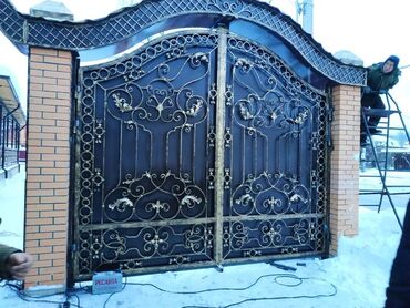 Сварка: Ковка, ворота, лестница, перила, тапчан, качели, навес — 13