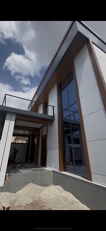 Алюминиевые композитные панели (Алюкобонд): Синий, Дерево, Установка, Гарантия, Бесплатный выезд — 1