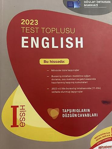 Testlər: İngilis dili Testlər 11-ci sinif, DİM, 1-ci hissə, 2023 il — 1