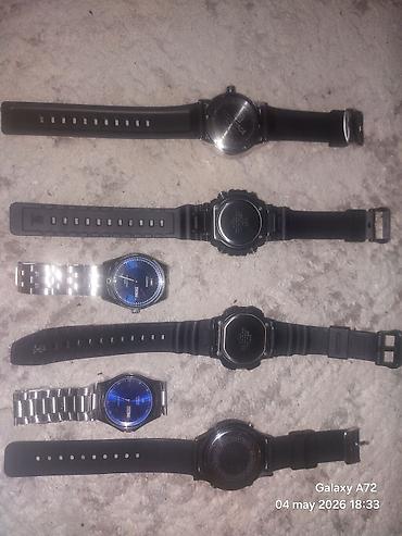 casio saat qiymetleri: Saat kolleksiyası - Naviforce analoq saat – qara silikon qayış, iri — 2