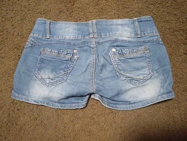 pantalone dublje mekane i rastegljive xl: XL (EU 42), Teksas, bоја - Svetloplava, Jednobojni