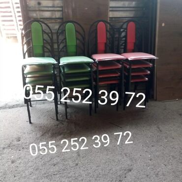 Sifarişlə oturacaqlar: Mətbəx üçün, Qonaq otağı üçün, Dəhliz üçün, Metal, Dəri, Ukrayna, 1 il zəmanət, Kredit yoxdur — 18