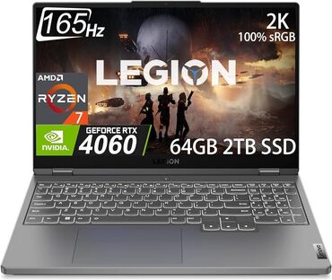 legion 7: Ноутбук, Lenovo, 16 ГБ ОЗУ, AMD Ryzen 7, 16 ", Новый, Игровой, память SSD