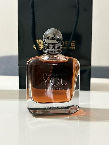 prohibit intense perfume: Emporio Armani Stronger With You Intensely – kişi üçün eau de parfum — 4