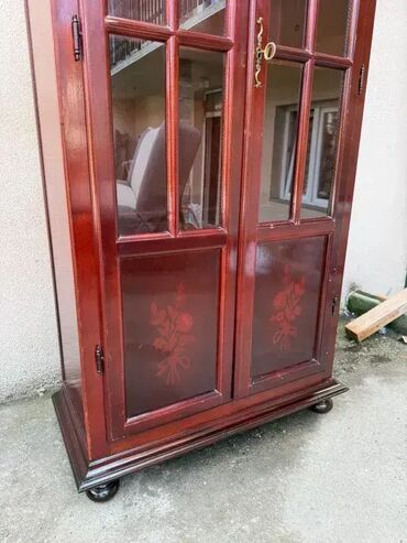 Stilske vitrine: Stilska vitrina KRISTALIJERA sa intarzijom 🌟✨ Vitrina u odličnom — 6