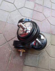 Маски, очки: Железные Гантели, Вес: 30 кг