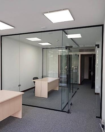 Перегородки на заказ: На заказ Цельностеклянная перегородка, Для офиса, Бронированное стекло, Бесплатный замер, Бесплатная доставка, Бесплатная установка — 10