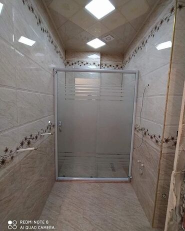 Duş kabinaları, arakəsmələr: Yeni Üstü açıq kabina, Künc üçün, Pulsuz çatdırılma — 13