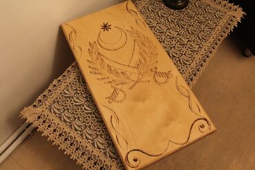 Nərdlər: Xüsusi hazırlanmış Əl işi/ Suvinerlik Nərd. Polad Həşimova həsr -da lalafo.az — 10 Nərdlər: Xüsusi hazırlanmış Əl işi/ Suvinerlik Nərd. Polad Həşimova həsr — 10