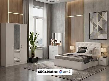 iwlenmiw tek kravat: Yataq otağı dəsti – müasir minimal dizayn - Rəng: ağ - Komplektasiya — 1